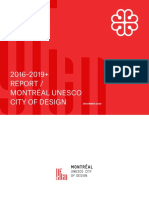 2016-2019+ Report / Montréal Unesco City of Design: December 2020