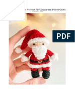 Mini Santa Claus Navidad PDF Amigurumi Patron Gratis