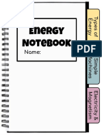 Energy Notebook Template