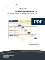 CRONOGRAMA CURSO Losas Postesadas