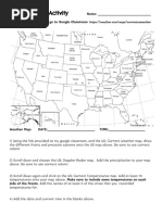 Weather Map Activity