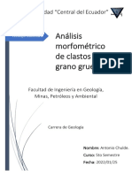 Tarea 10 Chulde Antonio Análisis Morfométrico de Clastos de Grano Grueso