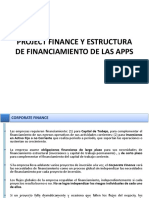 Project finance y estructura de financiamiento de las apps