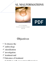 Anorectal Malformations: DR T.T. Sholadoye Division of Paediatric Surgery Abuth