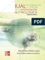 Manual de Formulas y Tablas para La Intervencion Nutriologica