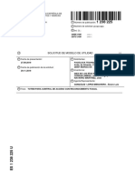 Solicitud de Modelo de Utilidad U: Oficina Española de Patentes Y Marcas