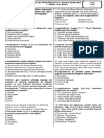 11.sinif Felsefe Dersi 2.donem 1.yazili TEST