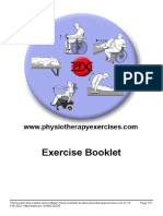 Exercise Booklet for Ankle, Hip, and Knee Rehab