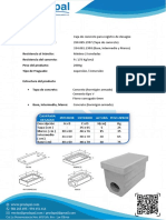 F.T - Caja de Concreto para Registro de Desagüe 30 X 60