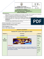 Proyecto 3 - Semana 1 - 3 Ero de Basica - Ficha Pedagogica - Eca - 2021