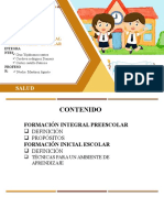 Formación INTEGRAL PREESCOLAR