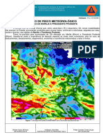 2021-10-14 - Aviso de Risco Meteorológico (Regiões de Marília e Presidente Prudente)