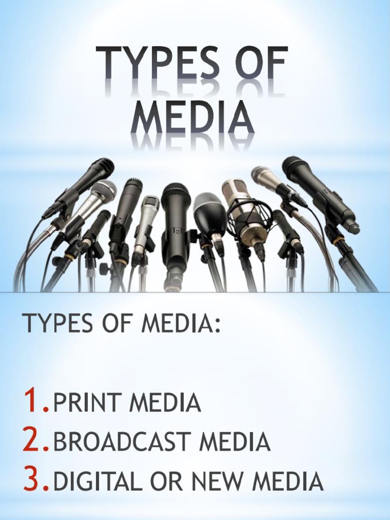Lesson 2 Types of Media PDF