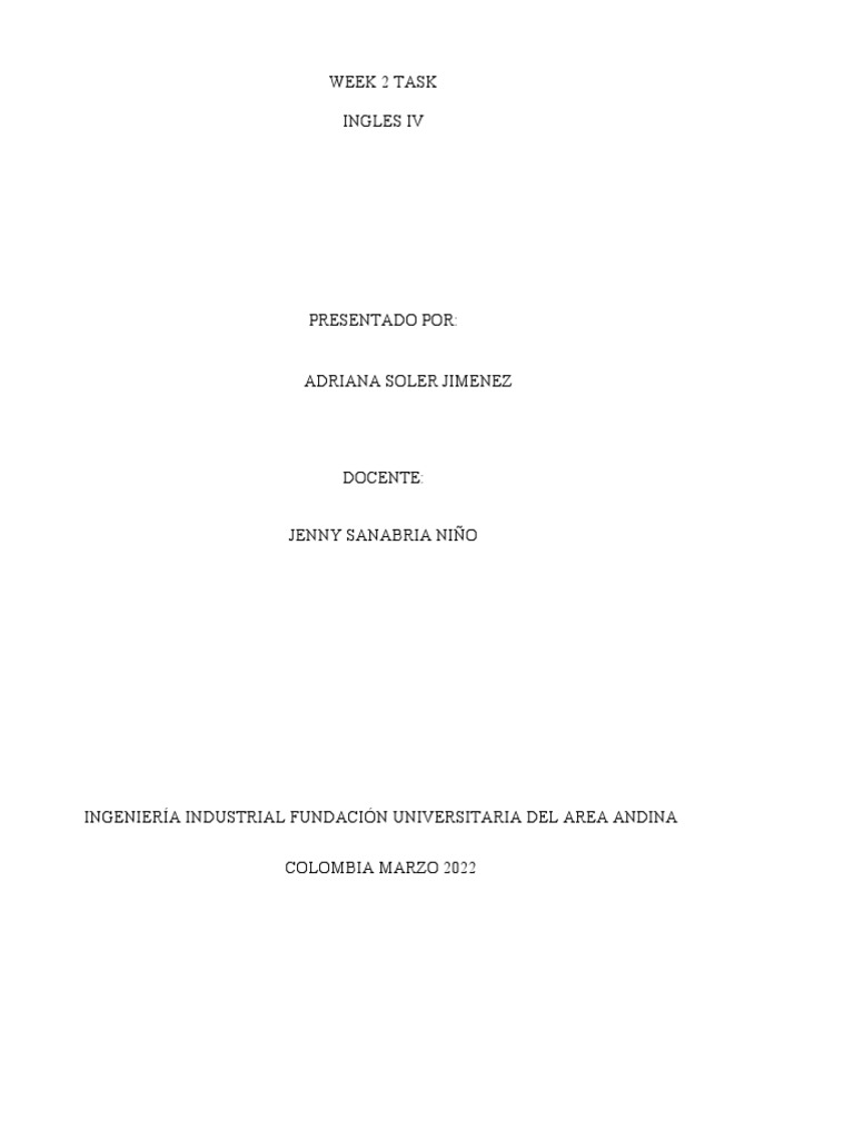 Week 2 Task | PDF