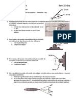 Lista 01 - Sistemas de Forças