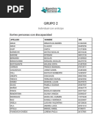 Provisorio Grupo 2
