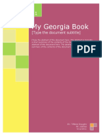My Georgia Book: (Type The Document Subtitle)
