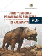12 Buku Jenis Tumbuhan Pakan Badak Sumatera Di Kalimantan