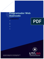 Temario Programador Web Avanzado