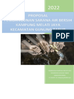 PROPOSAL Pembangunan Sarana Air Bersih