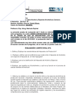 Examen de Impuesto sobre Alcohol y Especies Alcoholicas