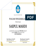 White and Gold Elegant Completion Certificate