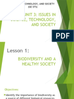 Unit 3: Issues in Science, Technology, and Society