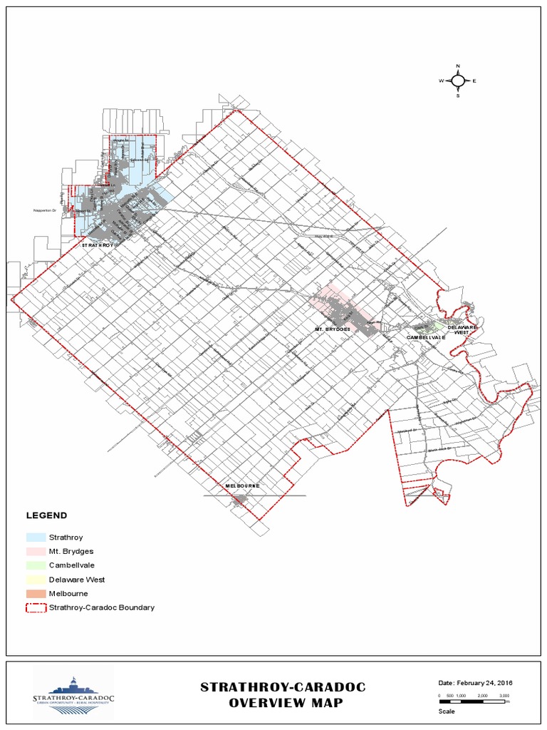 Strathroy-Caradoc Overview Map | PDF