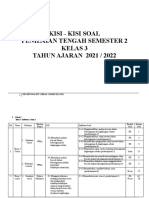 KISI-KISI SOAL PTS 2 KLS 3 THN 2021-2022