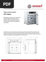 IPP110plus: Peltier-Cooled Incubator