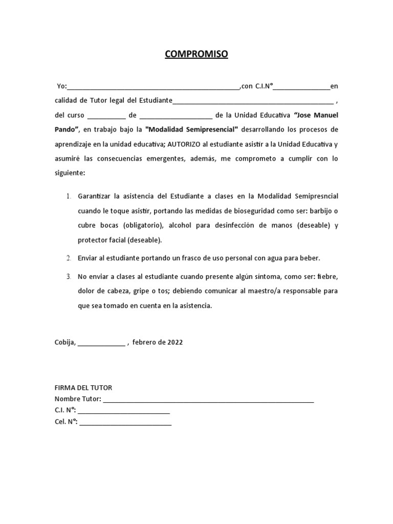 COMPROMISO | PDF