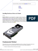 Installing Hardware Drivers in Ubuntu Linoob