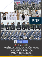 Política de Educación para La Fuerza Pública 2021 2026 Versión Final