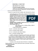 Cartea de Vizită A Comunei Chircăieștii Noi 2020