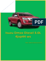 Isuzu Dmax Diesel 3.0L 4jvp44 Ws CTA. DF - Jag