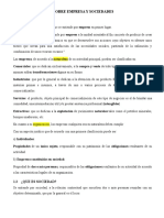 Algunos Aspectos Sobre Empresas y Sociedades