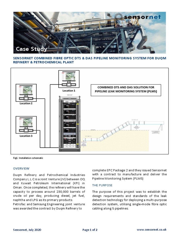 Duqm Refinery DTS - DAS - DiView Monitoring | PDF | Pipeline Transport ...