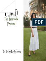 COVID The Ayurvedic Protocol by DR Rekha Radhamony