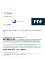 Seizures and Epilepsy in Children Clinical and Laboratory Diagnosis