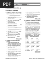 OET B1 Progress Tests Answer Key | PDF