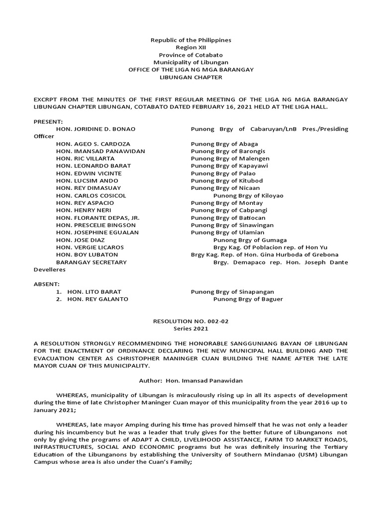 LNB Resolution | PDF