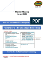 Januari 2022 Monthly Meeting