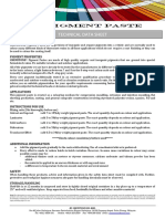 Technical Data Sheet: Pigment Paste