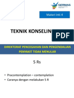 Teknik Konseling 5 R: Materi Inti 4