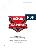 Reglamento Nissin Gaming Challenge