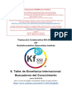 Taller de Enseñanza Internacional: Buscadores Del Conocimiento