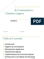 Algebra de Conmutación y Circuitos Lógicos