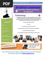 Download The Reform Symposium Free Online Conference Flyer for Schools by Shelly Terrell SN56689278 doc pdf