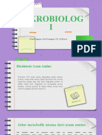 (Mikrobiologi) Proses Biosintesis Asam Amino