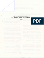 Aspects Médico-légaux Des Surdités Professionnelles. 1995